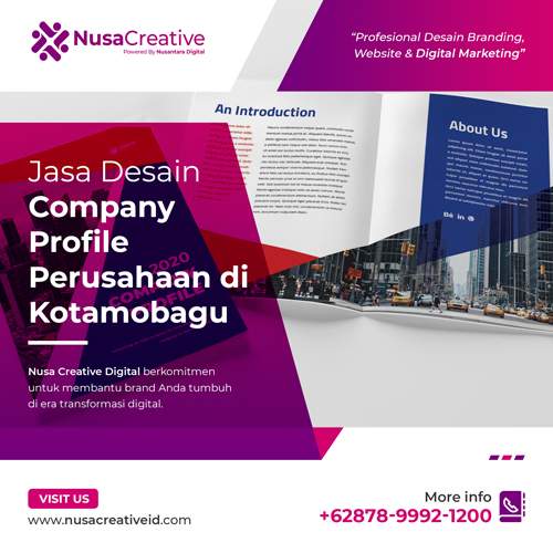 Desain Company Profile Nusa Creative Digital