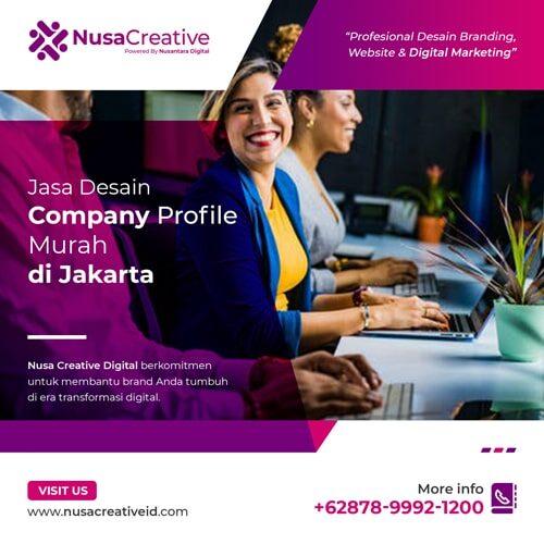 Jasa Desain Company Profile Murah Jakarta Nusa Creative Digital 