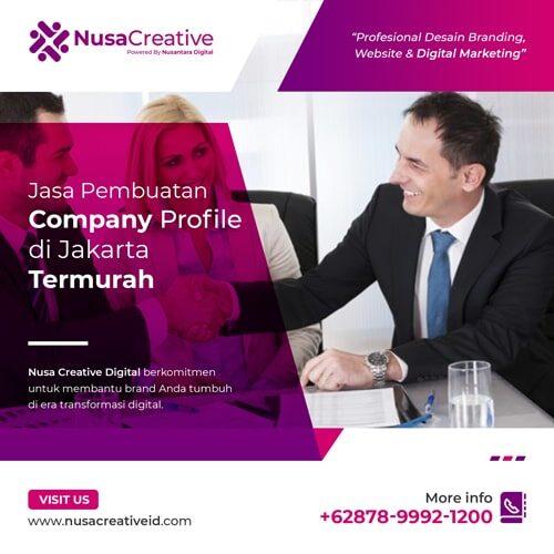 Jasa Pembuatan Company Profile Di Jakarta Nusa Creative Digital 